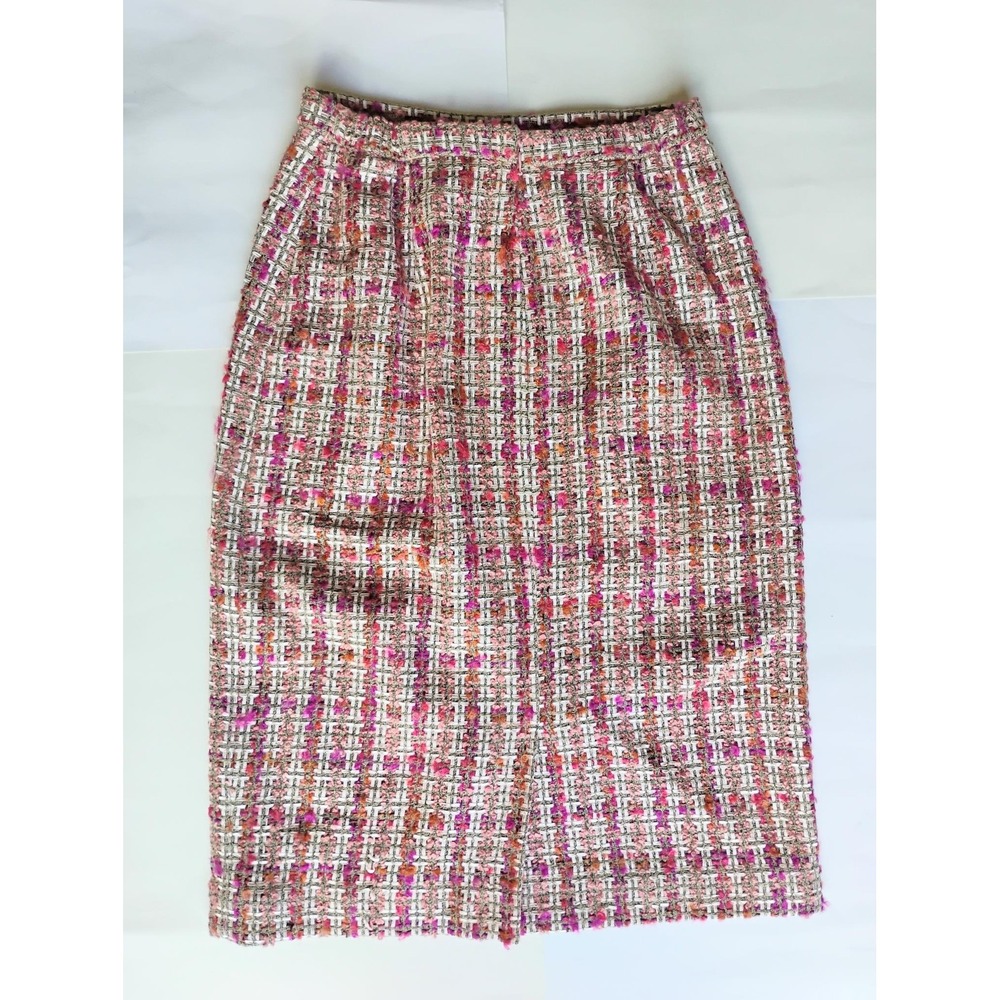 Talbots Pink Tweed Skirt Set - Picture 7 of 11
